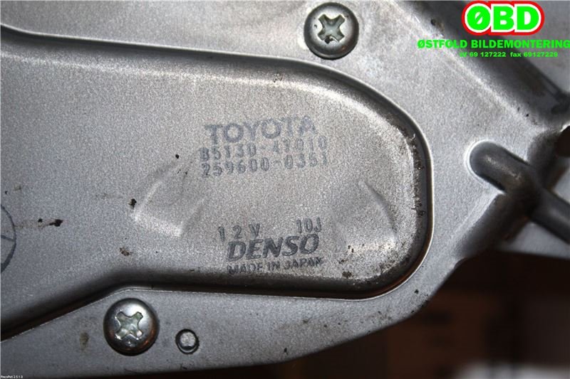 Viskermotor bakrute til Toyota Prius 2004-2009 (Type II) (COMBI) (COMBI) (TOYOTA|8513047010|2596000351)