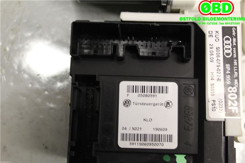 Ruteheis høyre bak til Audi A3 2009-2012 (Type II, Fase 2) (AUDI|8P4959802F|)