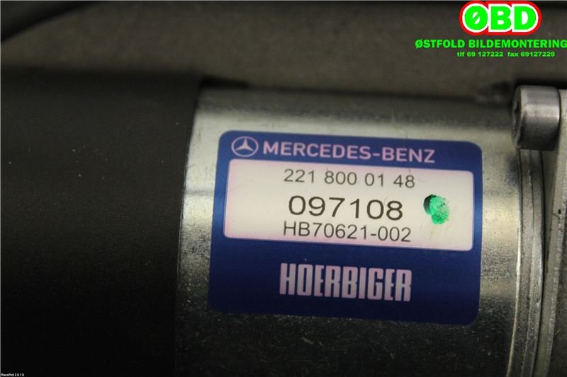 Baklukeåpner motor til Mercedes S-Klasse 2005-2013 (W221) (W221) (MERCEDES|A 221 800 01 48|A 221 800 15 48|2218000148)