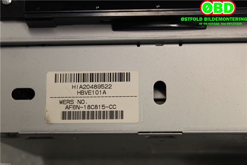 Bilstereo CD-veksler til Volvo V60 2010-2013 (Type I, Fase 1)  (VOLVO|36050606|AF6N18C815CC|31357214AA)