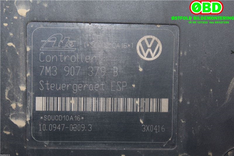 ABS sentral til Seat Alhambra 2001-2010  (SEAT|7M3 698 117 A||7M3614111)