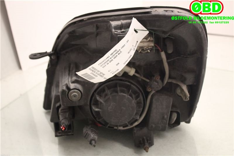 Frontlykt høyre halogen til Hyundai H-1 1998-2005 (Type I, Fase 1)  (HYUNDAI|921024A620|)