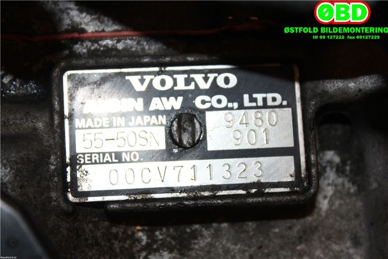 Girkasse automat til Volvo V70 2000-2004 (Type II, Fase 1)  (VOLVO|8251405|)