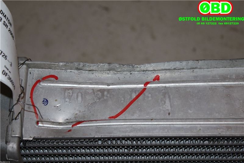 Intercooler til Subaru Forester 2008-2013 (Type III)  (SUBARU|21821AA050|)