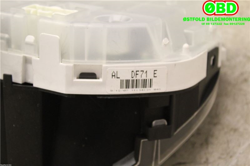 Instrumentpanel til Mazda 2 2007-2010 (Type II, Fase 1)  (MAZDA|)