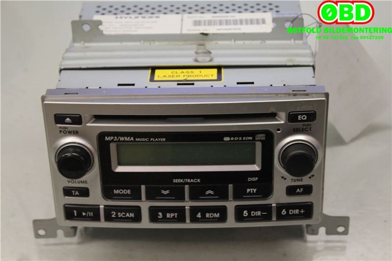 Bilstereo til Hyundai Santa Fe, 2006-2009 (Type II, Fase 1)  (HYUNDAI|)