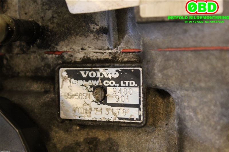 Girkasse automat til Volvo S60 2000-2004 (Type I, Fase 1)  (VOLVO|8251405|)