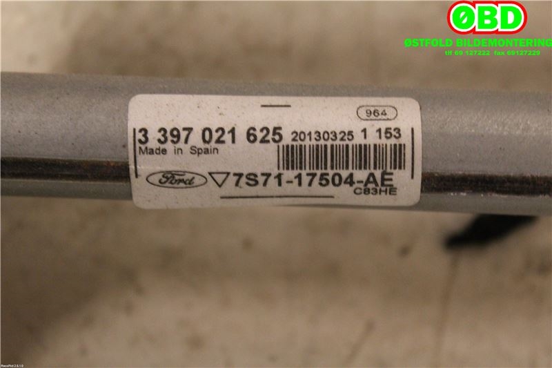 Viskeroverføring til Ford Mondeo 2011-2014 (Type IV, Fase 2)  (FORD|1791444|3397021625|7S7117504AE)