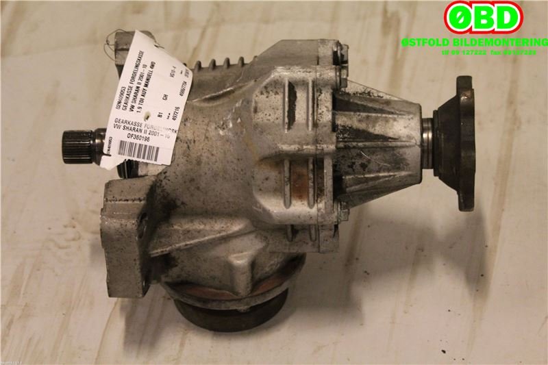 Girkasse 4WD fordelingskasse til VW Sharan 2000-2010 (Type I, Fase 2) (VOLKSWAGEN|02N 409 053|02N 409 053 A|)