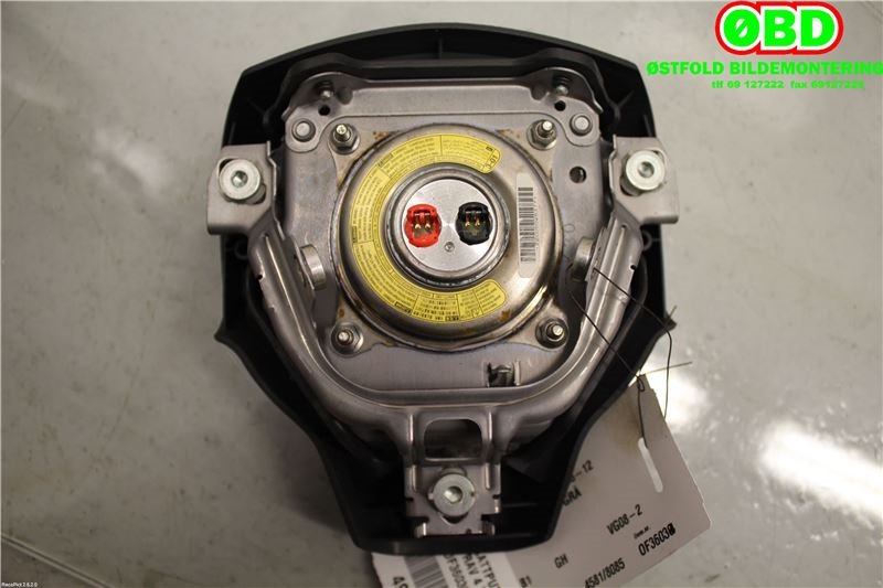 Airbag rattpute til Toyota RAV4 2006-2009 (Type III, Fase 1)  (TOYOTA|4513042100B0|)