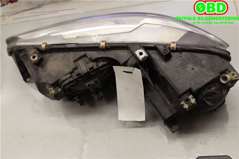 Frontlykt høyre halogen til Mazda 6 2002-2008 (Type I)  (MAZDA|GJ6R510K0C|GJ6R510K0E|)