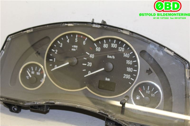 Instrumentpanel til Opel Meriva A, 2003-2010  (OPEL|93179376)