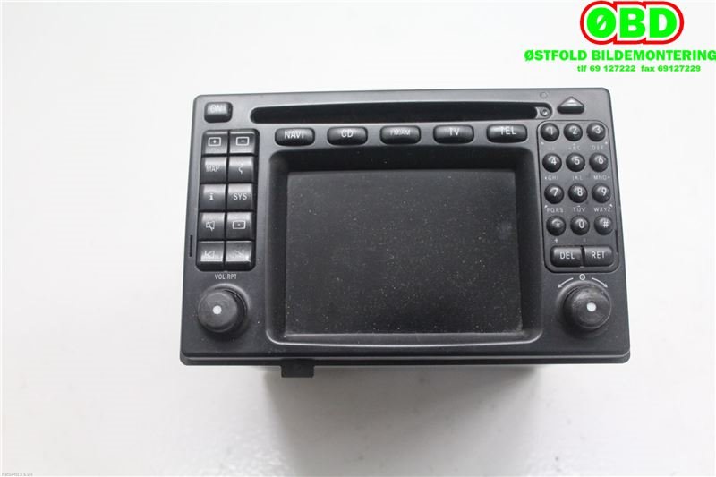 Bilstereo navigasjon til Mercedes E-Klasse, 2000-2002 (Fase 2) (W210) (W210) (MERCEDES|)