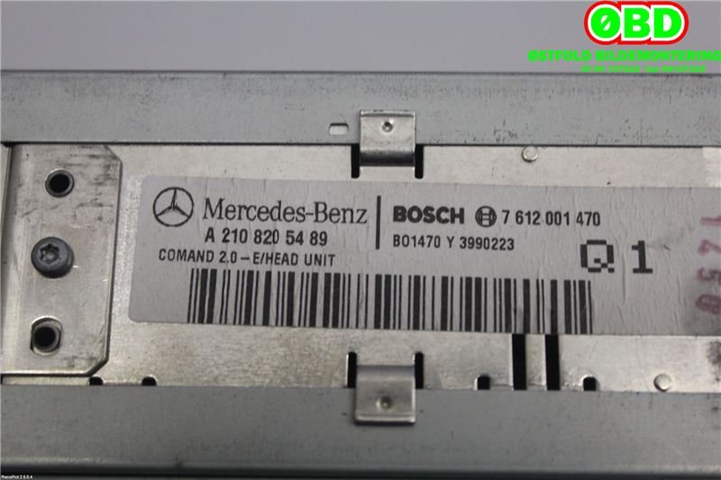 Bilstereo navigasjon til Mercedes E-Klasse 2000-2002 (Fase 2) (W210) (W210) (MERCEDES||2108205489)