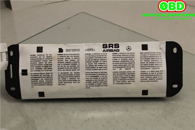 Airbag passasjer til Mercedes A-Klasse, 2005-2012 (W169) (W169) (MERCEDES|A 169 860 00 05)
