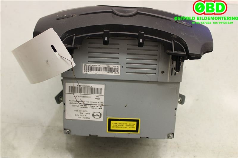 Bilstereo til Mazda 2 2011-2014 (Type II, Fase 2) (MAZDA|DL4066AR0|)