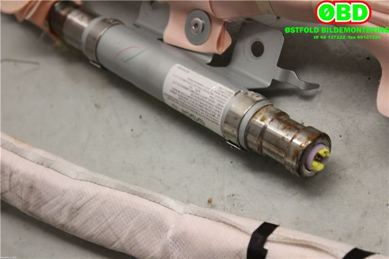 Airbag gardin venstre til Mazda 2 2011-2014 (Type II, Fase 2)  (MAZDA|D65157KN0E|)