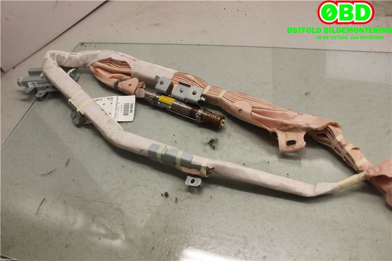 Airbag gardin høyre til Mazda 2, 2011-2014 (Type II, Fase 2)  (MAZDA|D65157KM0E)