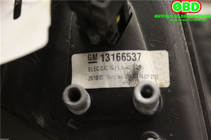 Speil venstre til Opel Meriva A 2003-2010  (OPEL|13148952|6428171|)