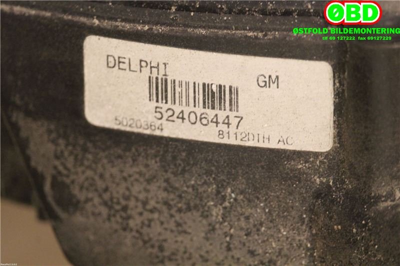 Kjølevifte til Opel Meriva A 2003-2010  (OPEL||52406447)