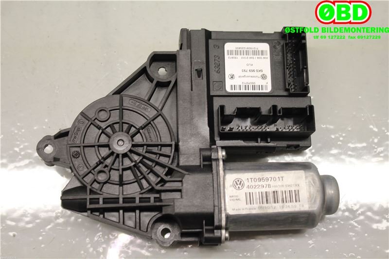 Ruteheis venstre foran til VW Caddy 2010-2015 (Type III, Fase 2) (VOLKSWAGEN|1T0 959 701 AF||1T0959701T)
