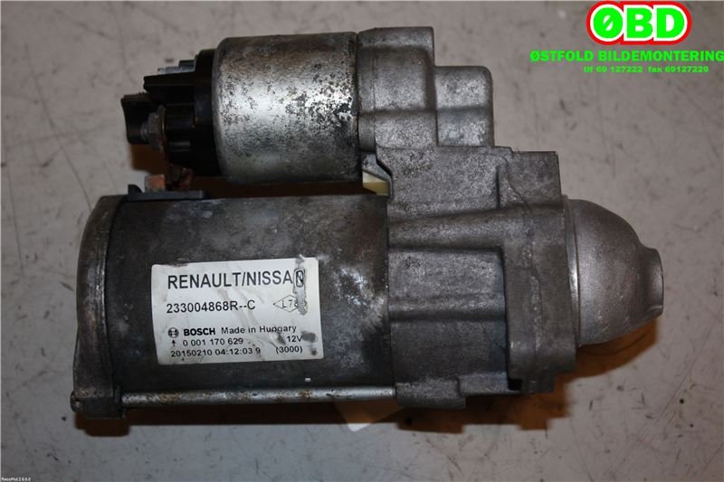 Starter diesel til Mercedes Citan 2012-2021 (W415) (W415) (MERCEDES|A 415 906 52 00|A 415 906 60 00|233004868R)
