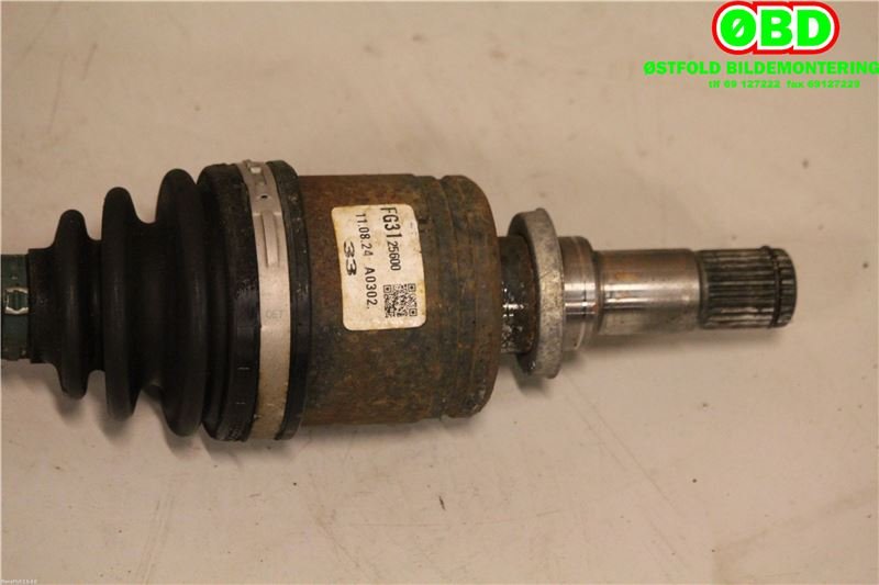 Drivaksel venstre foran til Mazda 3 2009-2013 (Type II)  (MAZDA|FG3125600|)
