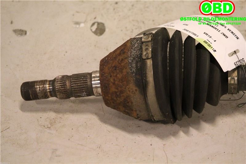 Drivaksel venstre foran til Opel Zafira B 2005-2011  (OPEL|24462251|374569|)