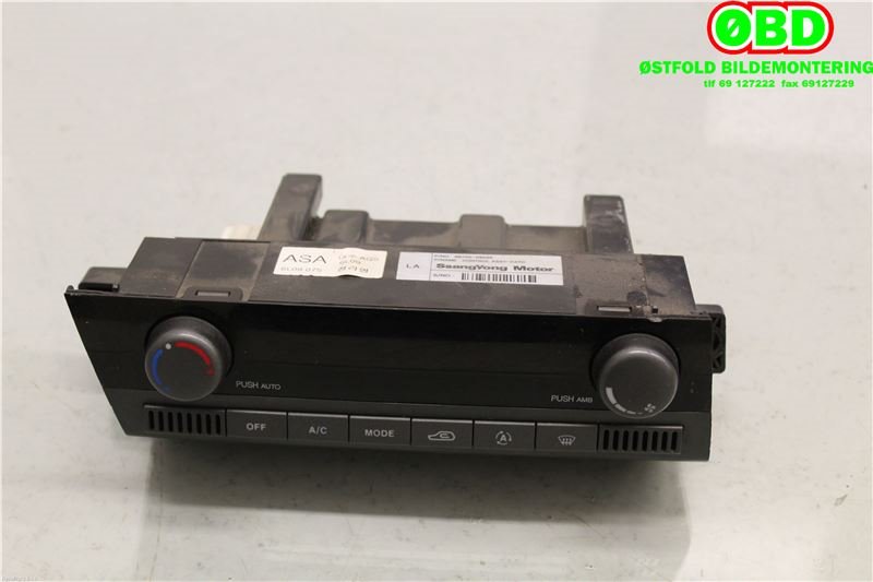 Varmeapparat betjening til SsangYong Kyron 2006-2008 (SSANGYONG|6870009020|)