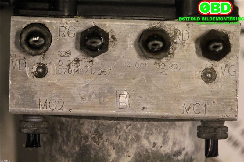 ABS sentral til Citroën Jumpy 2007-2016 (Type II)  (CITROEN|4541N6||0265231550)