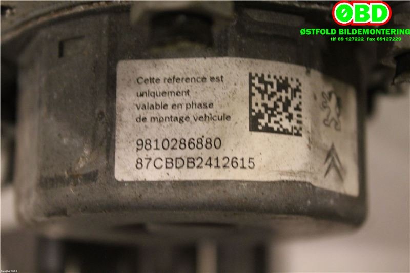 ABS sentral til Peugeot 308, 2013-2021 (Type II)  (PEUGEOT|1612847480)