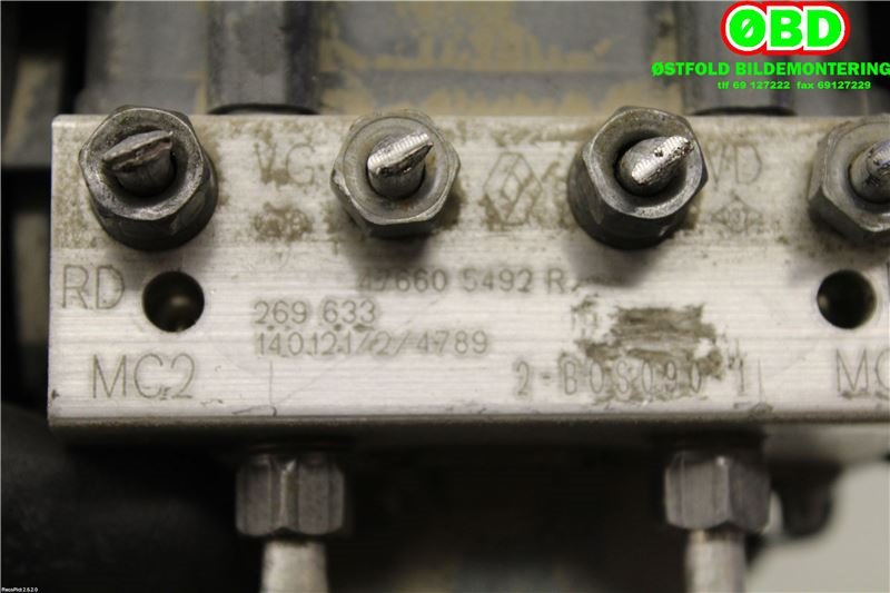 ABS sentral til Renault Captur, 2013-2020 (Type I)  (RENAULT|476606853R)