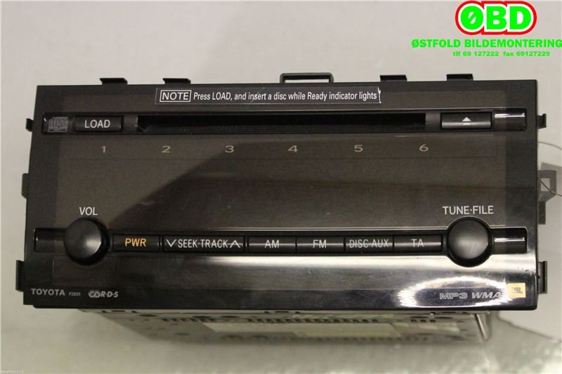 Bilstereo til Toyota Prius, 2004-2009 (Type II) (COMBI) (COMBI) (TOYOTA|8612047240)