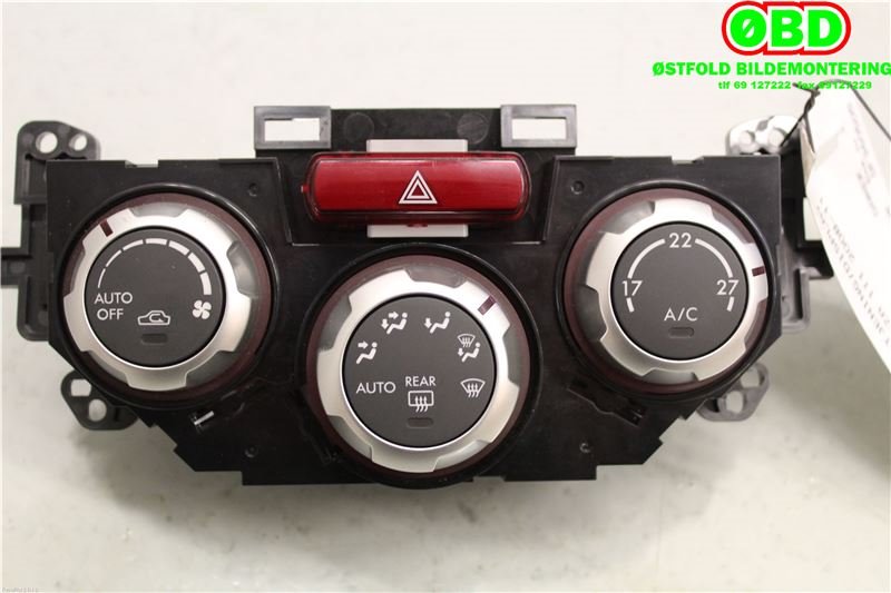 Varmeapparat betjening til Subaru Impreza, 2008-2012 (Type III)  (SUBARU|72311SC230)