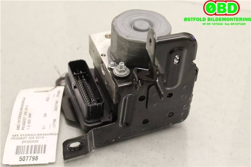 ABS sentral til Peugeot 308 2013-2021 (Type II)  (PEUGEOT|1612842780|1613126180|)