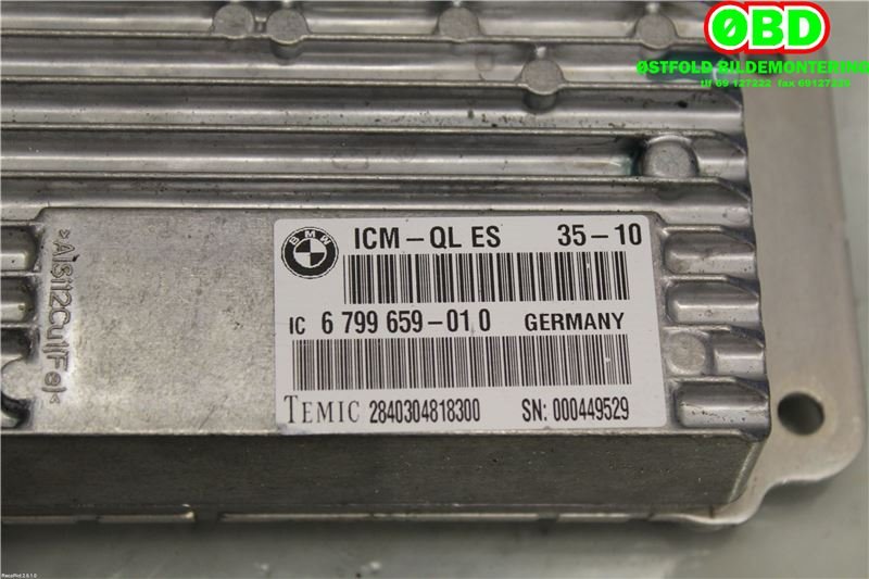 Styreenhet diverse til BMW 5-Serie 2010-2017 (F10/F11) (F10/F11) (BMW|34 52 6 799 712||6799659)