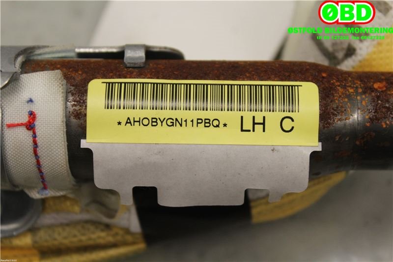 Airbag gardin venstre til Toyota Avensis 2009-2015 (Type III, Fase 1)  (TOYOTA|6218005100|)