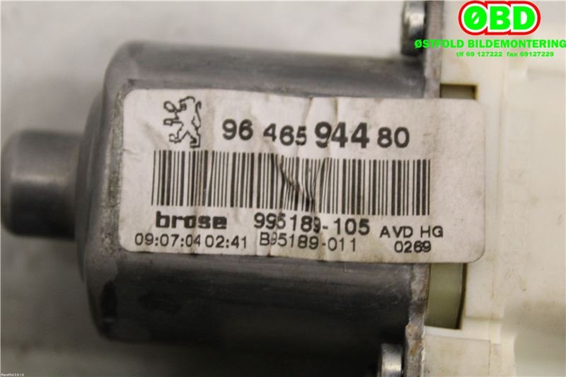 Ruteheis høyre foran til Peugeot 407 2004-2010  (PEUGEOT|9222Y9||9646594480)