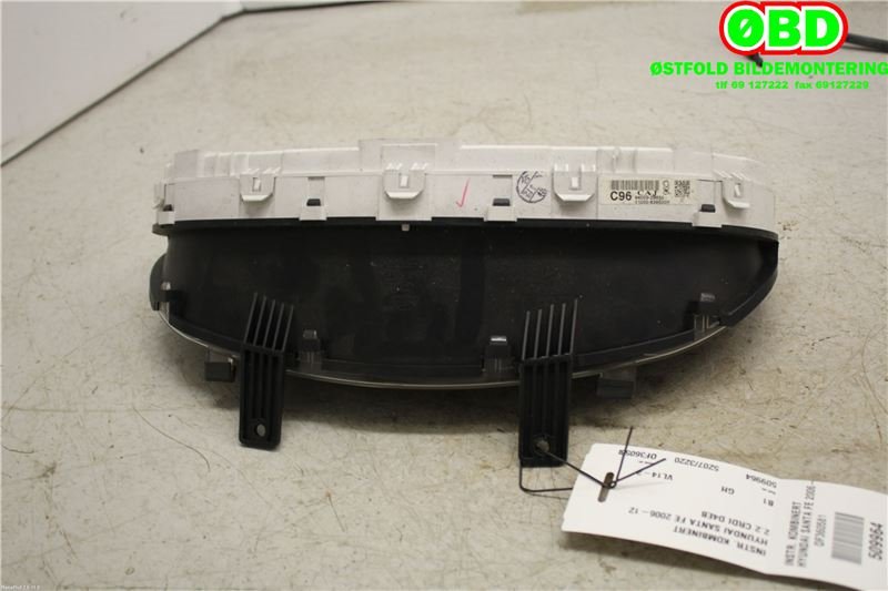Instrumentpanel til Hyundai Santa Fe 2006-2009 (Type II, Fase 1)  (HYUNDAI|940032B650|)