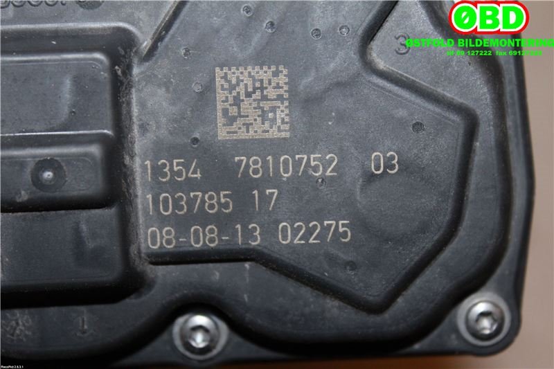 Spjeldhus til BMW X3 2010-2017 (F25) (F25) (BMW|13 54 7 810 752||13547810752)