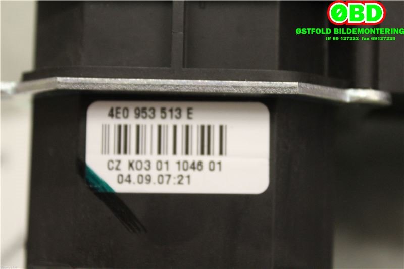 Bryter blink til Audi A4 2004-2008 (Type III) (B7) (B7) (AUDI|4E0 953 513 K||4E0953513E)
