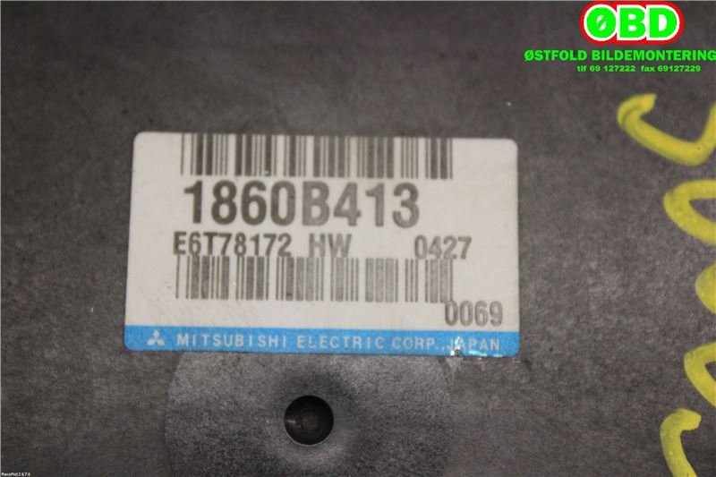 Styreenhet motor til Mitsubishi Outlander 2010-2012 (Type II, Fase 2)  (MITSUBISHI 2.0 4B11|1860B413|E6T78172)