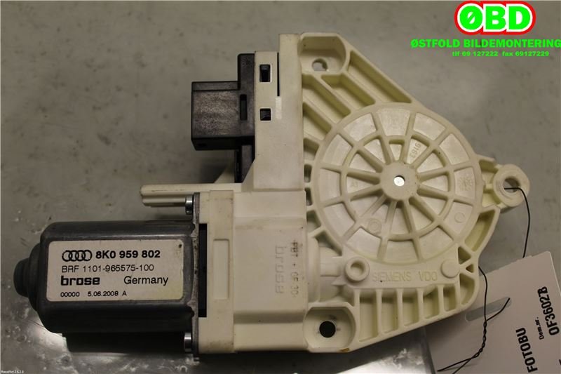 Ruteheis høyre foran til Audi A4 2007-2014 (Type IV) (B8) (B8) (AUDI|8T0 959 802 A||8K0959802)