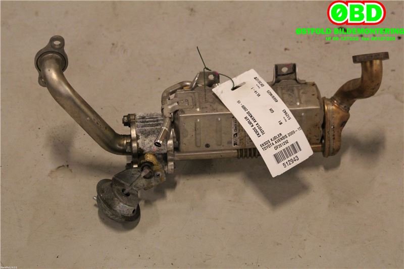 EGR-kjøler til Toyota Avensis 2009-2015 (Type III, Fase 1)  (TOYOTA|256010R020|)