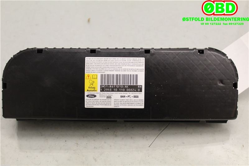 Airbag sidepute høyre til Ford Kuga 2008-2012 (Type I) (FORD|1545161||3M51R611D10AK)