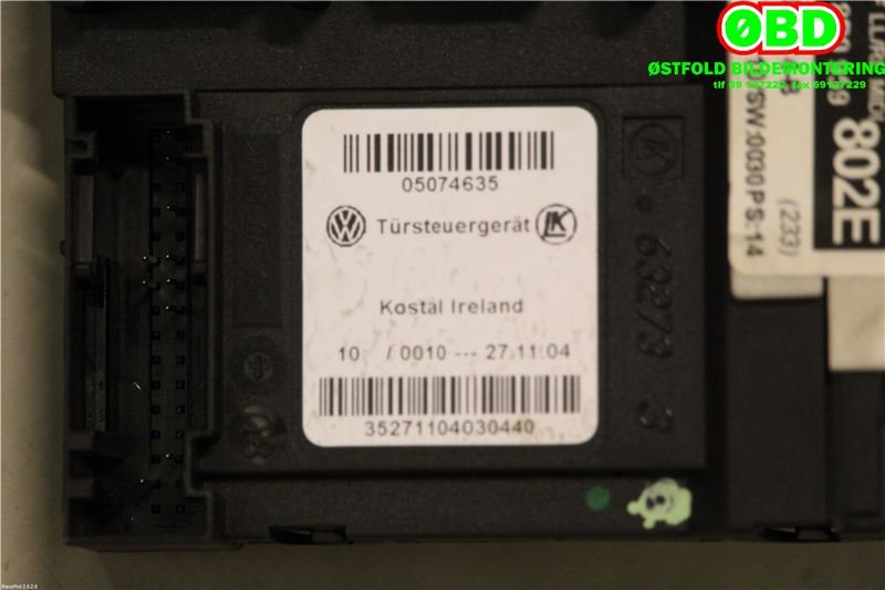 Ruteheis høyre foran til Audi A3 2003-2008 (Type II, Fase 1)  (AUDI|8P4837462C|)