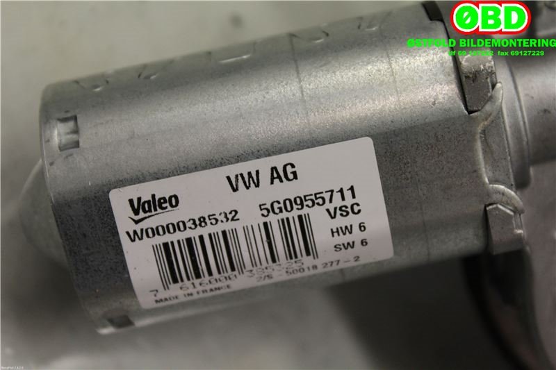 Viskermotor bakrute til VW Golf VII 2012-2017 (Fase 1)  (VOLKSWAGEN|5G0 955 711 A|5G0 955 711 C|5G0955711)