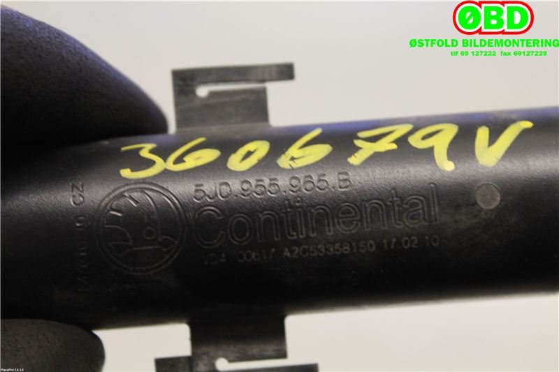 Lyktespylerdyse til Škoda Fabia 2010-2014 (Type II, Fase 2)  (SKODA|5J0 955 965 B||5J0955965B)