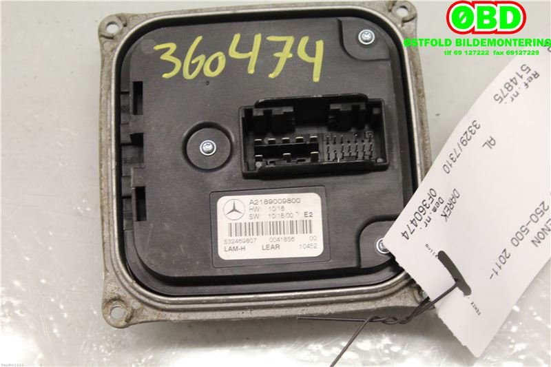 Styreenhet xenon/ballast til Mercedes CLS, 2011-2017 (C218) (C218) (MERCEDES|A 218 900 98 00)