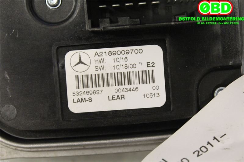 Styreenhet xenon/ballast til Mercedes CLS 2011-2017 (C218) (C218) (MERCEDES|A 218 900 97 00||2189009700)
